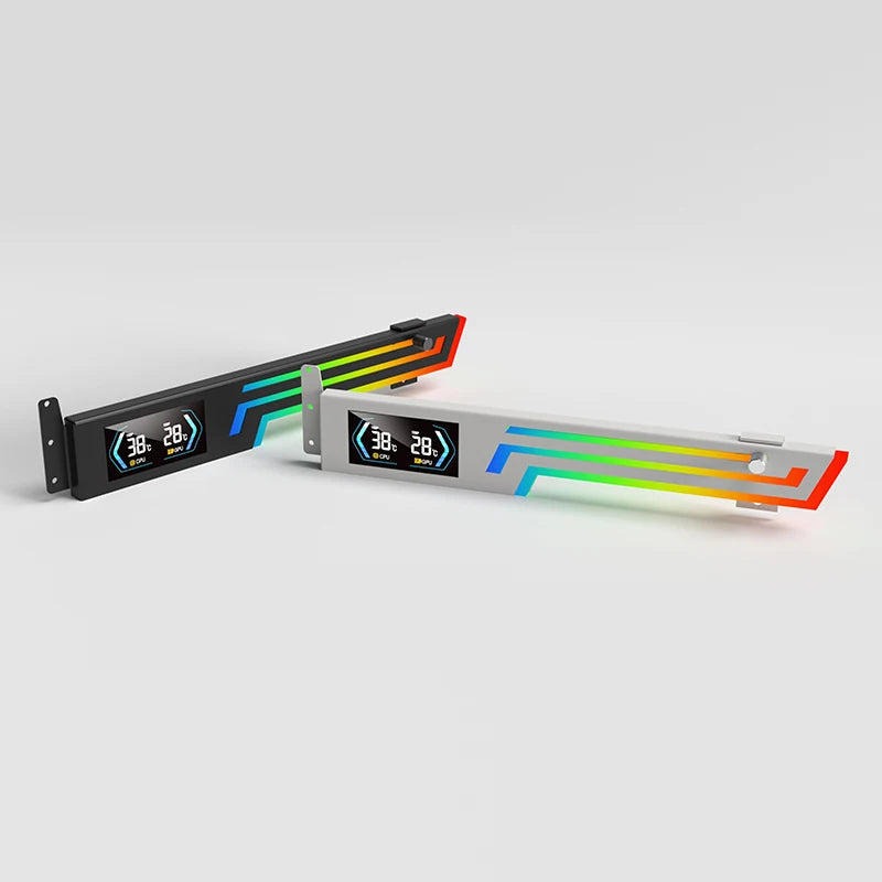 GPU Holder con indicador de temperatura ARGB Power Train Z-X6 (compatible con AURA SYNC)